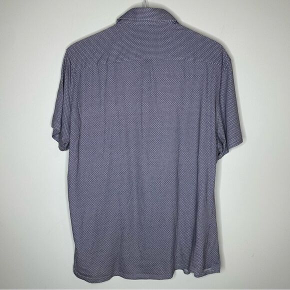 Stone Rose Size 6 (XXL) Short Sleeve Sport Performance Shirt‎ Blue-Pink Design - Picture 5 of 9